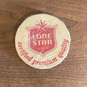 Vintage Lone Star Beer coasters